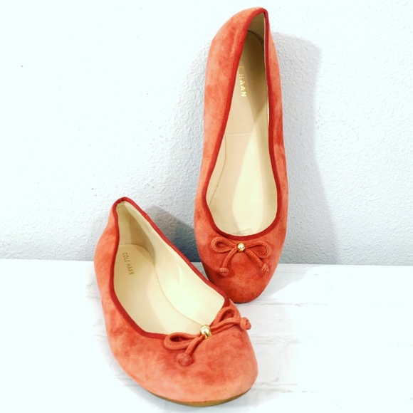 cole haan bow flats